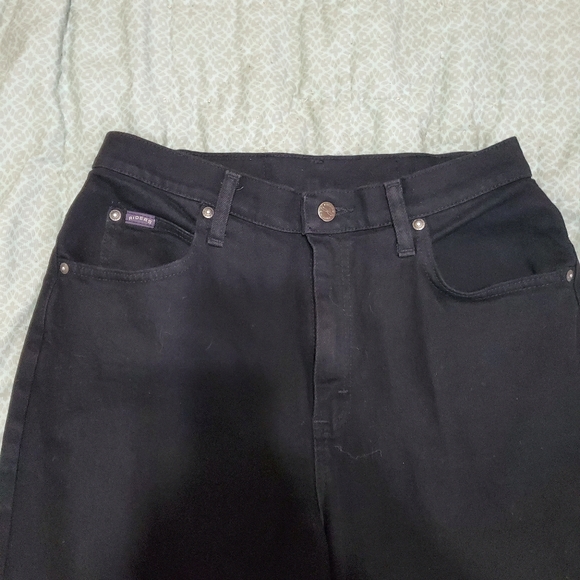 Black Denim Mom Jeans - Picture 2 of 10